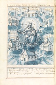 Die Muttergottes als Schirmherrin der Kirchen und Klöster in der Eidgenossenschaft.