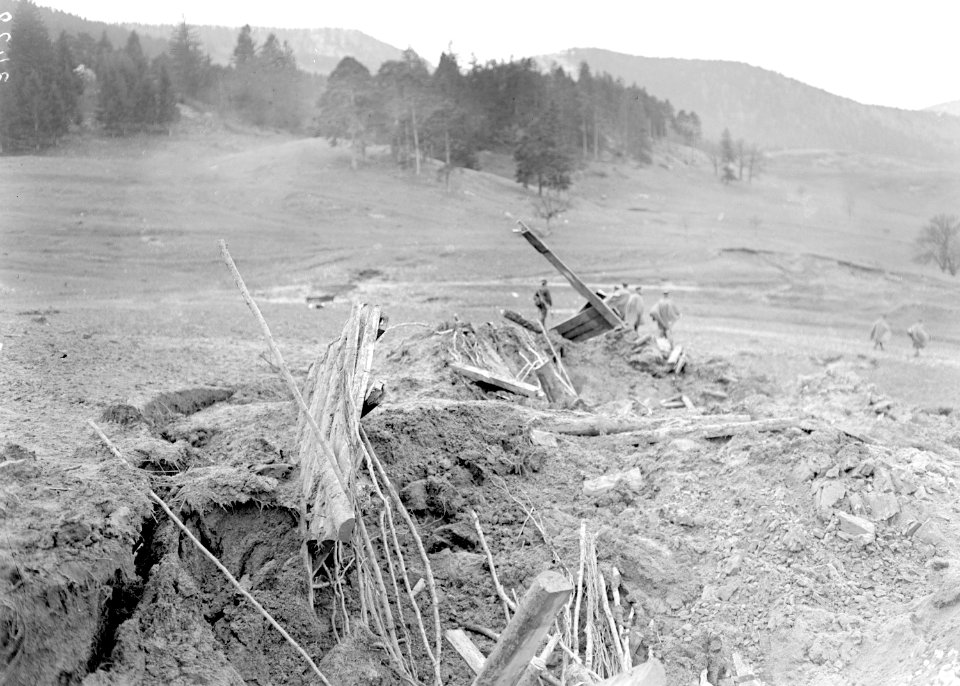 Die Mine nach der Sprengung - CH-BAR - 3239414
