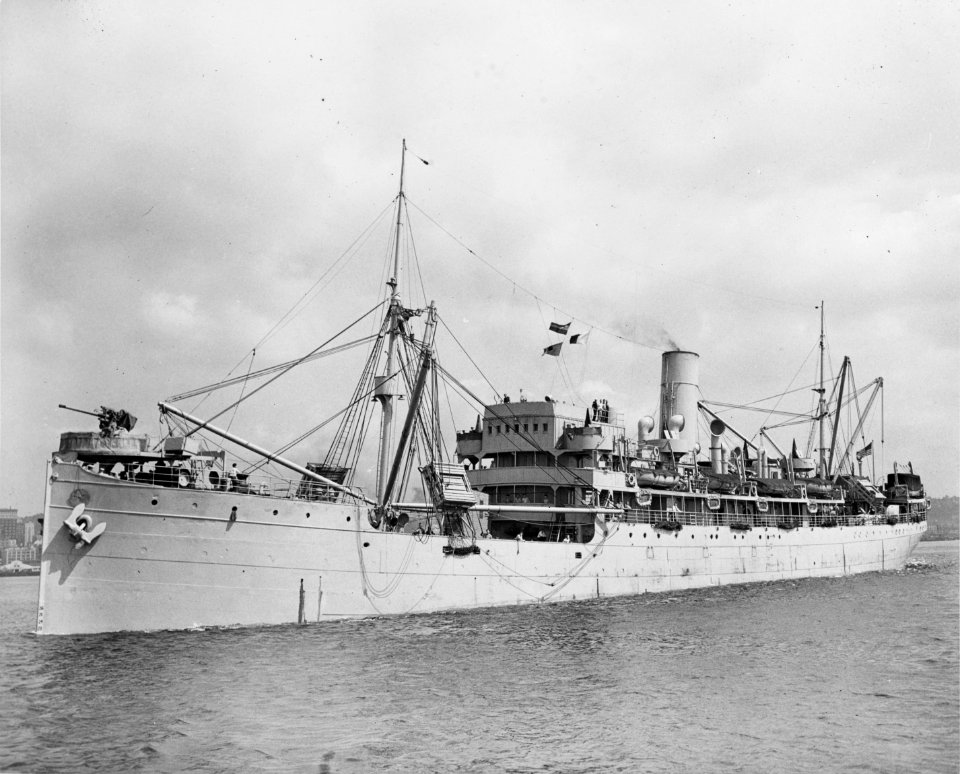 Die Prinz Eitel Friedrich als bewaffnete USAT Otsego