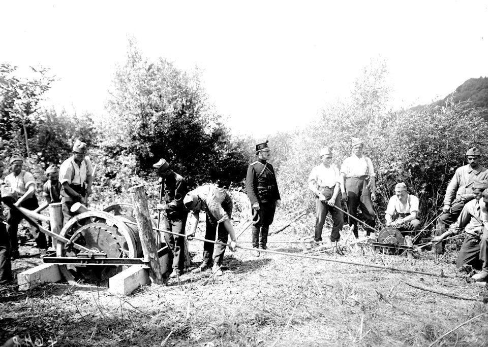 Die Scheertanwinde in Betrieb - CH-BAR - 3240708