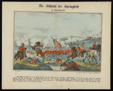 Die Schlacht bei Springfield in Nord-Amerika LCCN2012647348