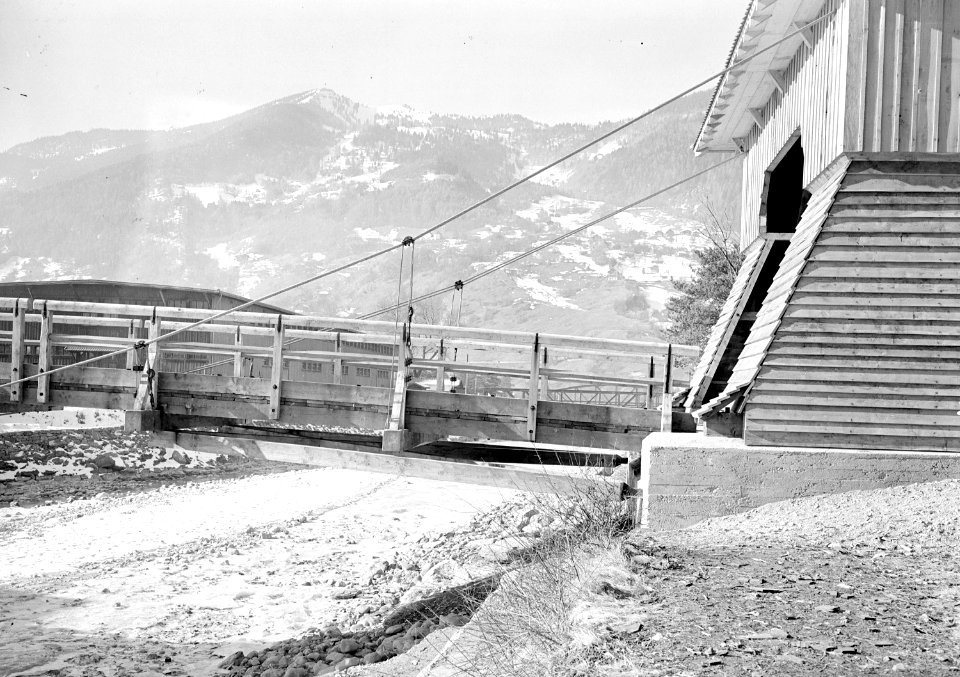 Die Spannseile der Holzbrücke - CH-BAR - 3239376