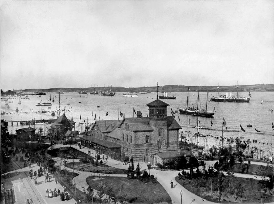 Die Seegarten-Anlagen von 1889 (Kiel 44.652)