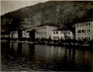 Die Stadt in Rijeka in Montenegro. Aufgenommen anlässlich einer Inspizierungsreise nach Skutari in Rijeka am 23. Februar 1916. (BildID 15532633)