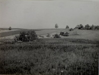 Die Stellung der zweiten Batterie der 6. Feldkanonenregiments südwestlich Bol Zagorze, zugeteilt Abschnitt Obers Dr. von Escher (BildID 15442265)