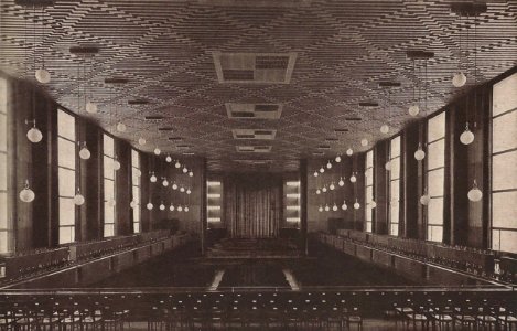 Die Stadthalle, Innenansicht