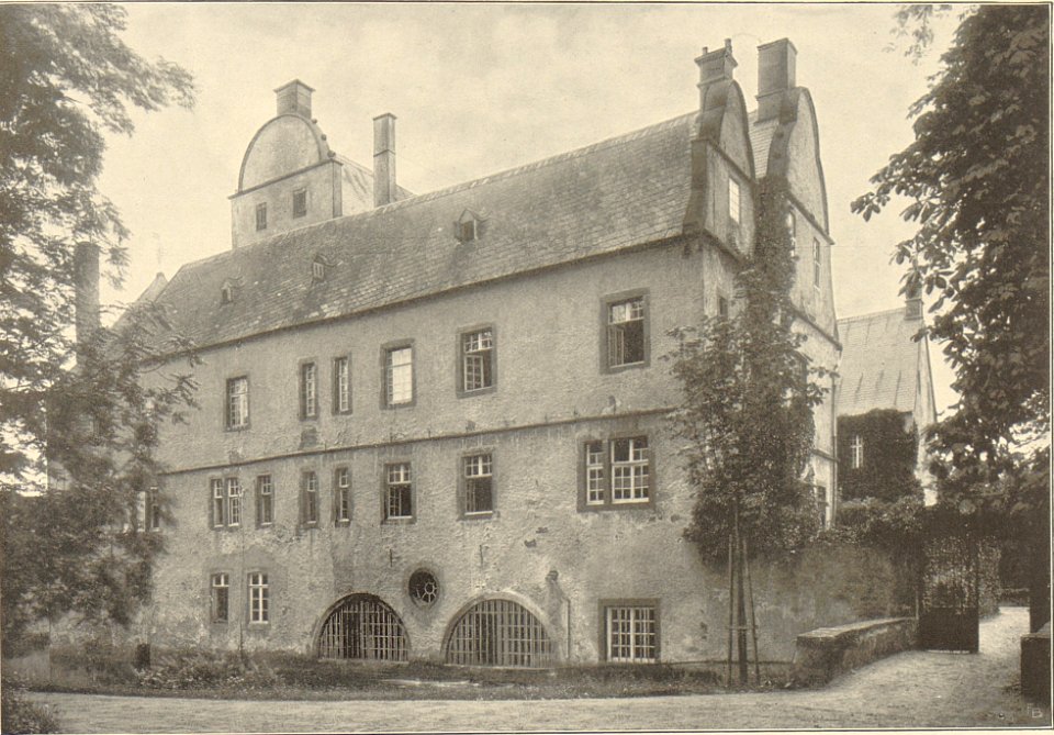 Die Weserrenaissance (Sonnen) - 048 - Schloss Tatenhausen, Ostansicht