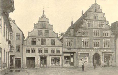 Die Weserrenaissance (Sonnen) - 028 - Lemgo, Giebelhäuser am Marktplatz