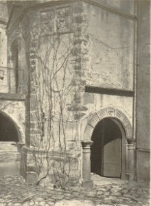 Die Weserrenaissance (Sonnen) - 047 - Grevenburg, Treppenturm im Hof