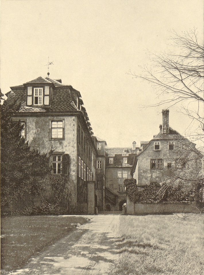Die Weserrenaissance (Sonnen) - 107 - Schloss Hinnenburg, Blick in den Innenhof
