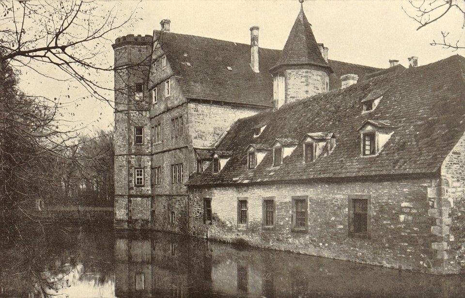 Die Weserrenaissance (Sonnen) - 102 - Gut Schweckhausen, Seitenansicht