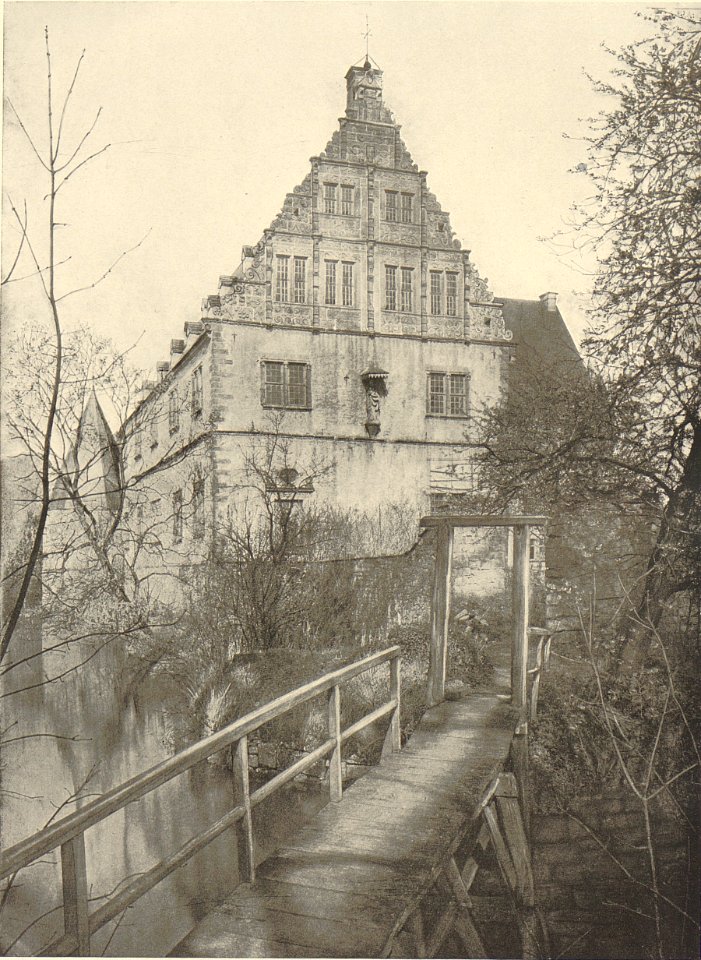 Die Weserrenaissance (Sonnen) - 121 - Schloss Thiehausen, Hauptgiebel