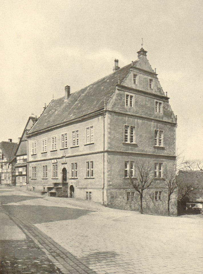 Die Weserrenaissance (Sonnen) - 035 - Nieheim, Rathaus