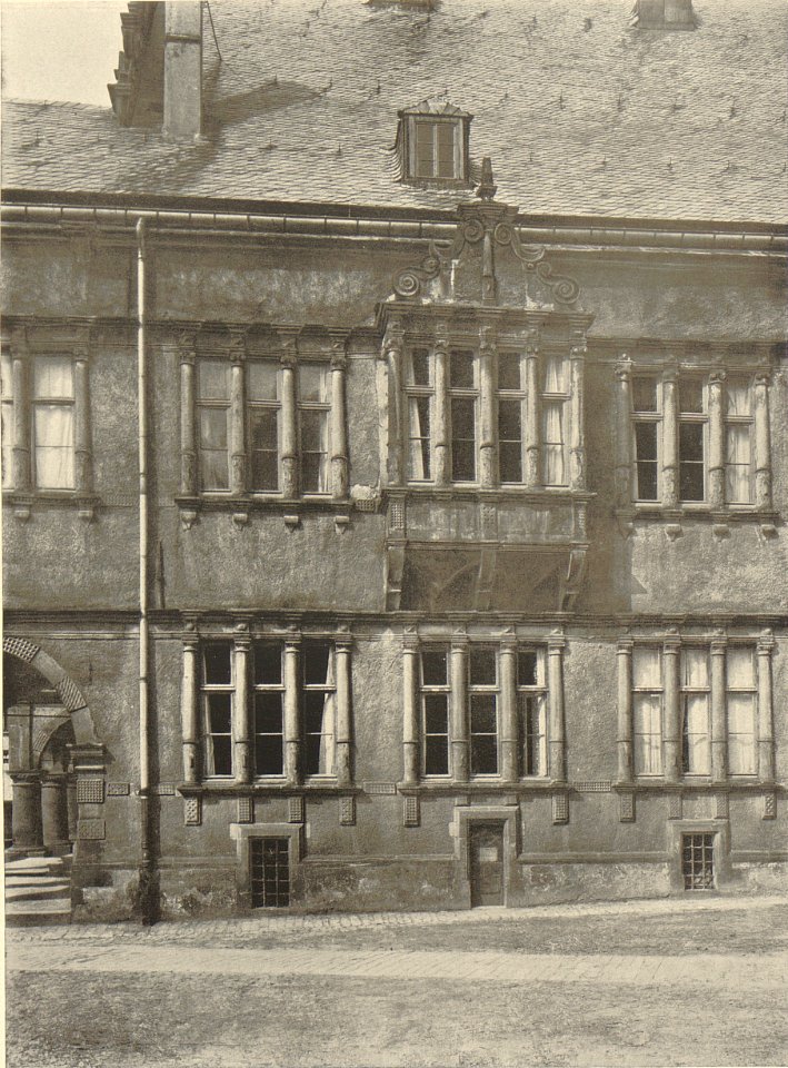 Die Weserrenaissance (Sonnen) - 125 - Paderborn, Rathaus, Erker