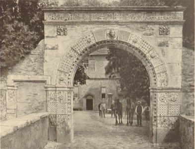 Die Weserrenaissance (Sonnen) - 116 - Rittergut Haddenhausen, Einfahrtstor