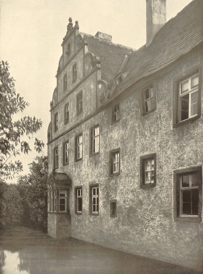 Die Weserrenaissance (Sonnen) - 097 - Schloss Merlsheim, Giebel an der Langseite