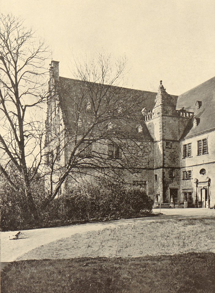 Die Weserrenaissance (Sonnen) - 120 - Schloss Thiehausen, Innenhof