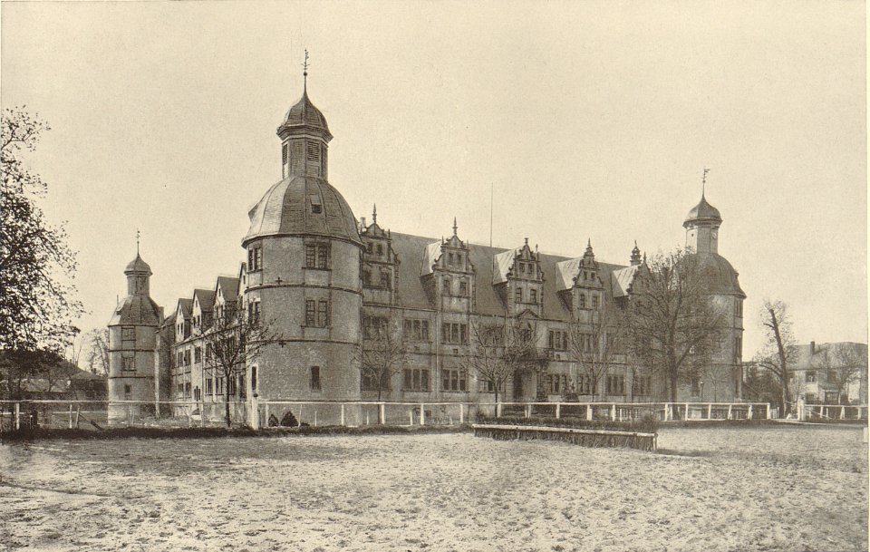 Die Weserrenaissance (Sonnen) - 109 - Schloss Neuhaus, Nordansicht