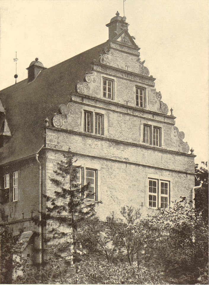 Die Weserrenaissance (Sonnen) - 115 - Rittergut Haddenhausen, Hauptgiebel