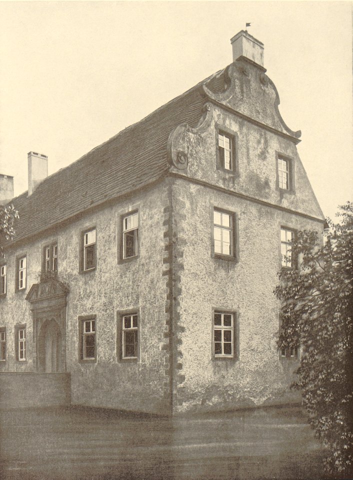 Die Weserrenaissance (Sonnen) - 096 - Schloss Merlsheim, Giebel an der Schmalseite