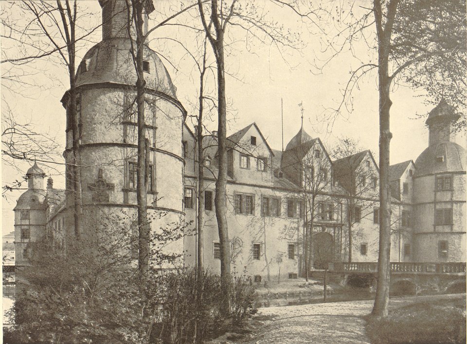 Die Weserrenaissance (Sonnen) - 108 - Schloss Neuhaus, Südansicht