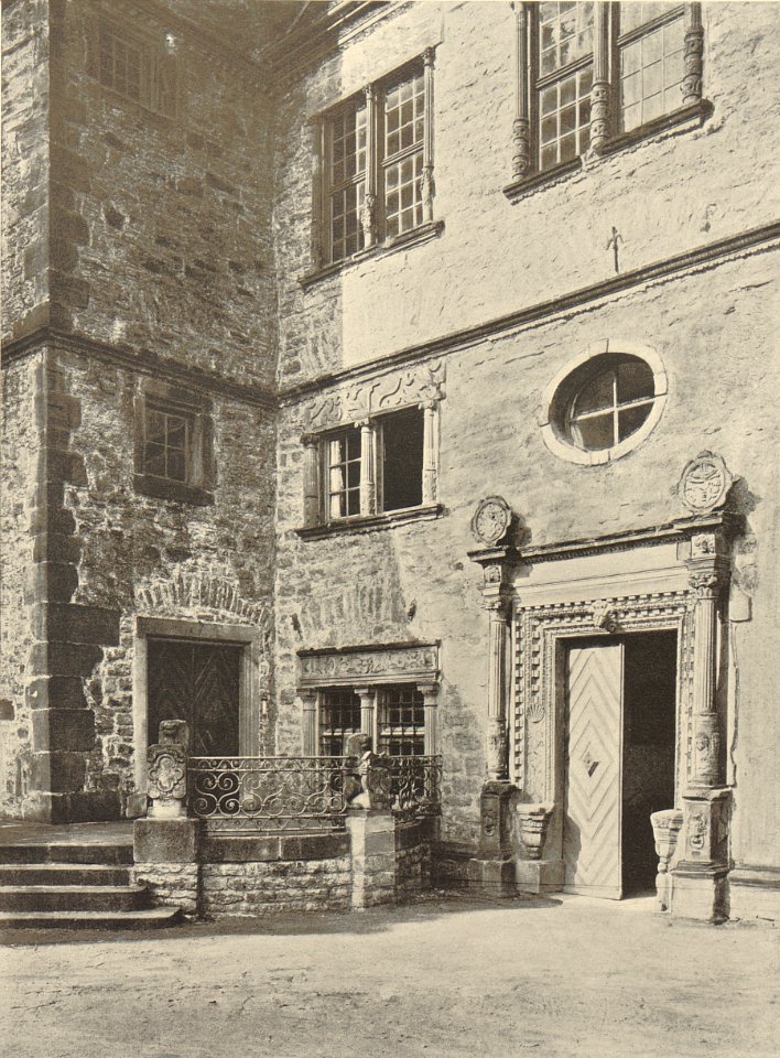 Die Weserrenaissance (Sonnen) - 122 - Schloss Thiehausen, Eingang