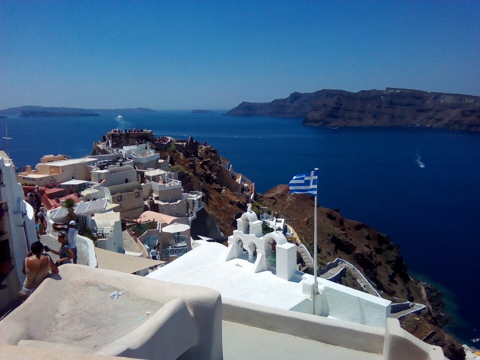 Santorini greece island