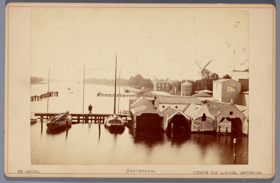 De Buiten-Amstel met de Amstel Jachthaven, gezien vanaf de Hogesluis-003