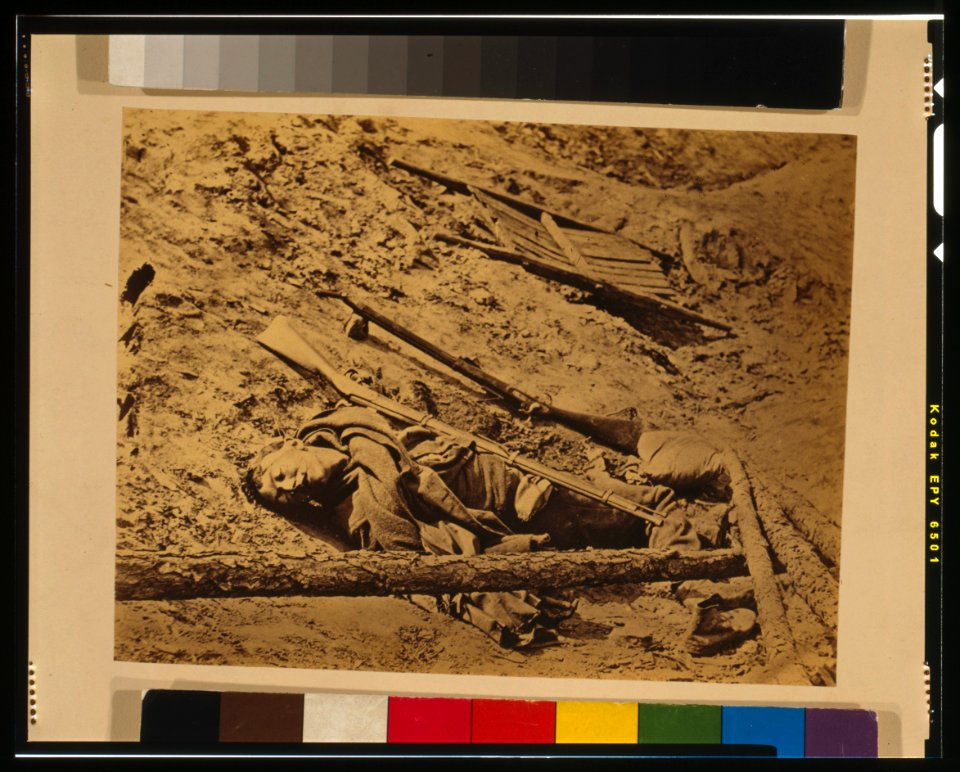 Dead confederate soldier, Petersburg, Va LCCN00652515