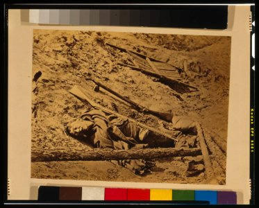 Dead confederate soldier, Petersburg, Va LCCN00652515