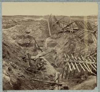 Dead Confederates in the trenches of Fort Mahone, April 3, 1865 LCCN2012647831
