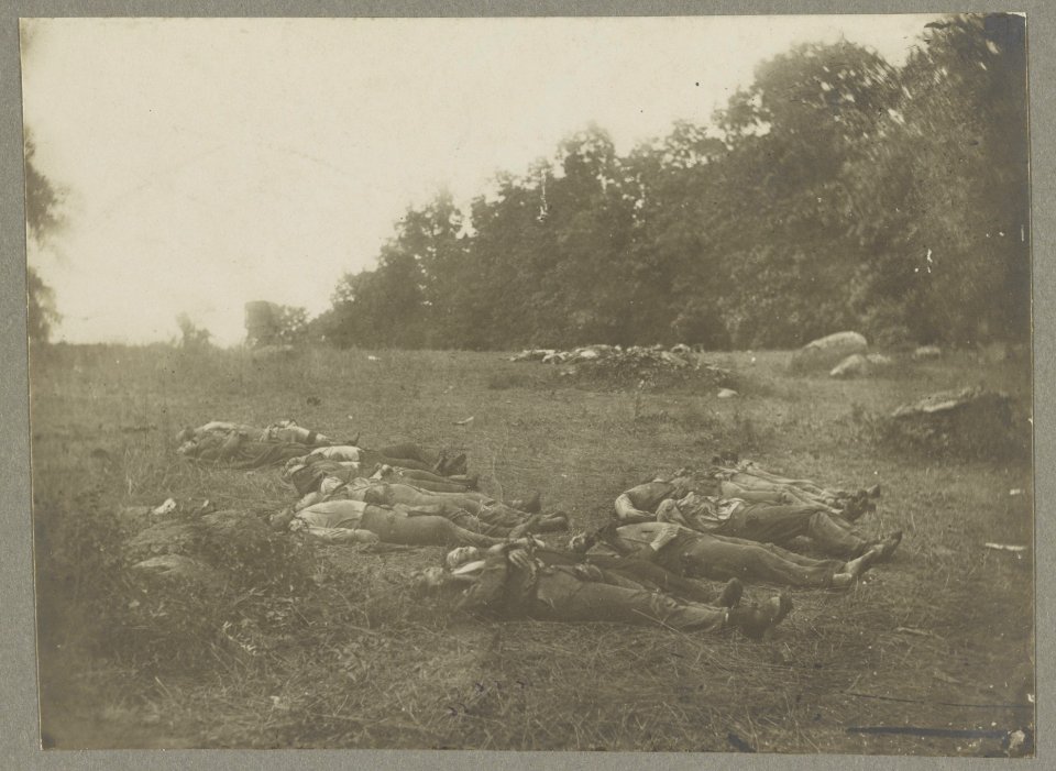 Dead in the wheat field, Gettysburg LCCN2012647843