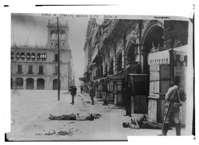 Dead in streets, Mexico City LCCN2014695826