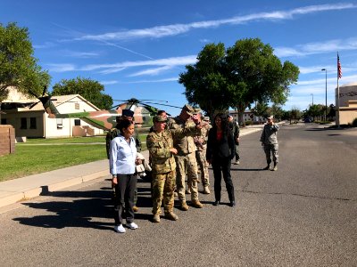 Deb Haaland and Xochitl Torres Small visit Kirtland Air Force Base, New Mexico (2019-07-01) 02