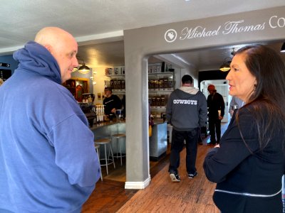 Deb Haaland holiday shopping in Albuquerque in 2019. 02