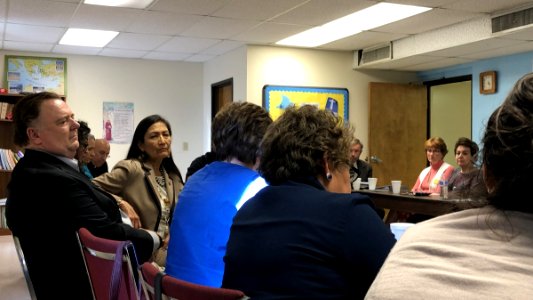 Deb Haaland Meets with Albuquerque Interfaith Leaders and Families Seeking Asylum
