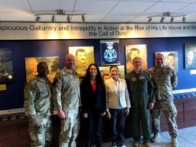Deb Haaland and Xochitl Torres Small visit Kirtland Air Force Base, New Mexico (2019-07-01) 03