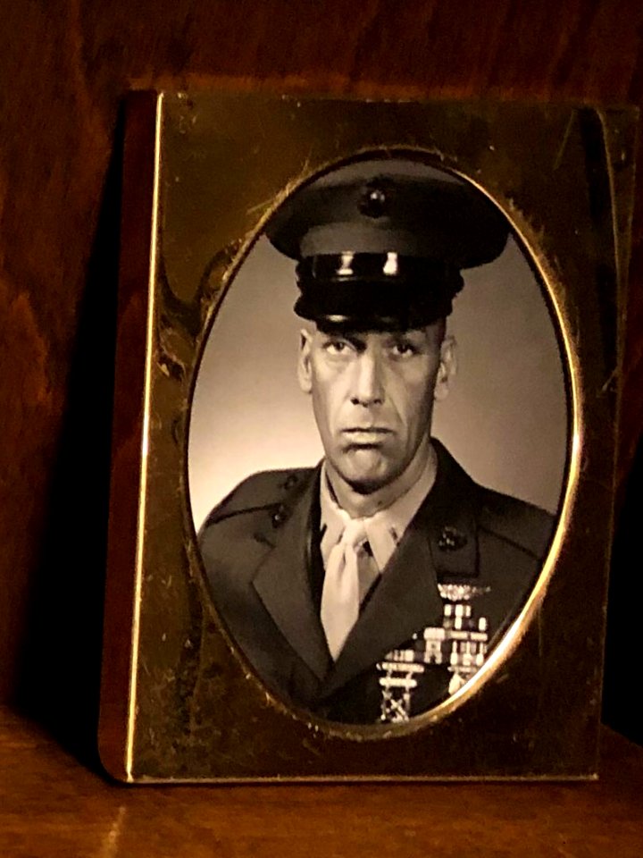 Deb Haaland's father during his Marine service