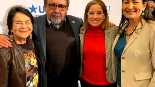 Deb Haaland Receives Award at Hispanic Leadership National Conference