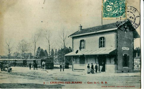DEBAR 9 - CHALONS-SUR-MARNE - Gare du CBR
