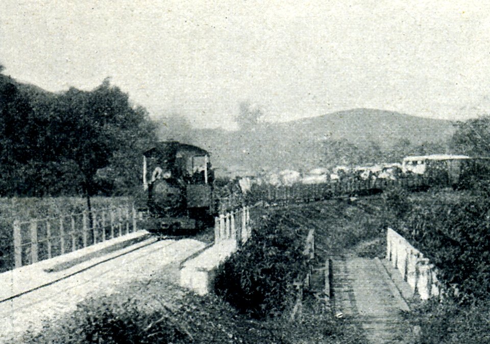 Decauville 0-4-4-0 'Mallet' locomotive on the Phủ Lạng Thương–Lạng Sơn railway