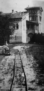 Decauville horse-drawn railway installed by Jules de Dartein at Le Kemperhof (as shown in 'History of the Kempferhof' by Deiber René)
