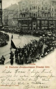 Decimotercero unión de competición de tiro desfile III bella época Dresde