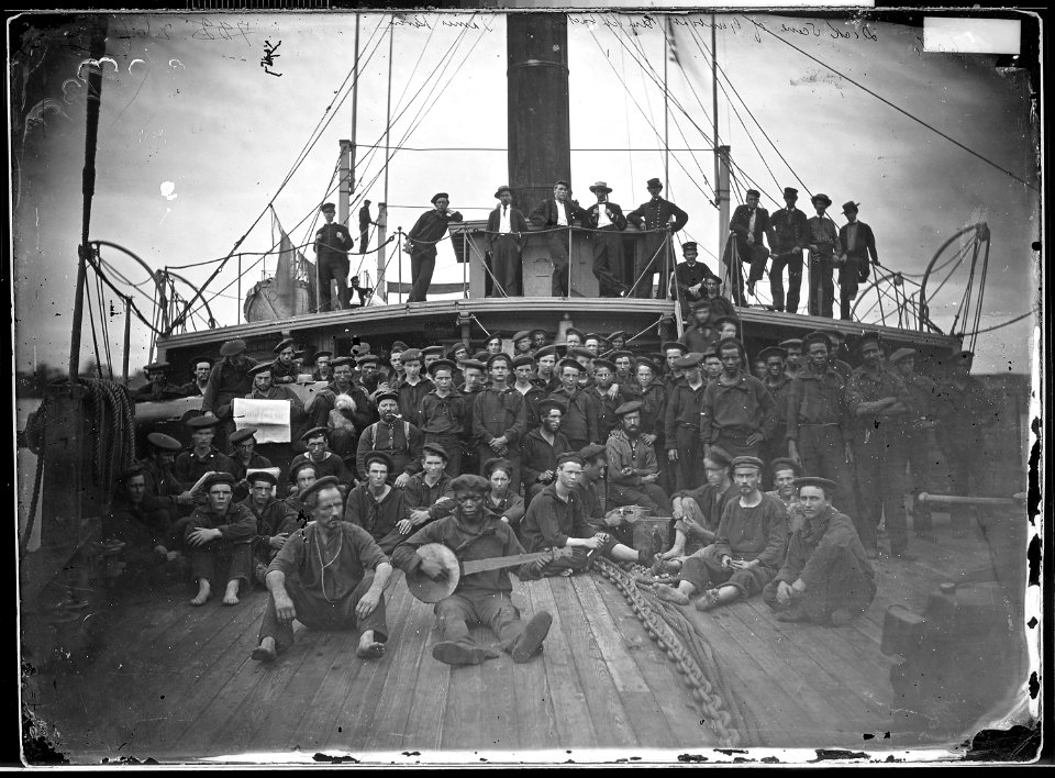 Deck of gunboat Hunchback on James River, Va (4209307146)