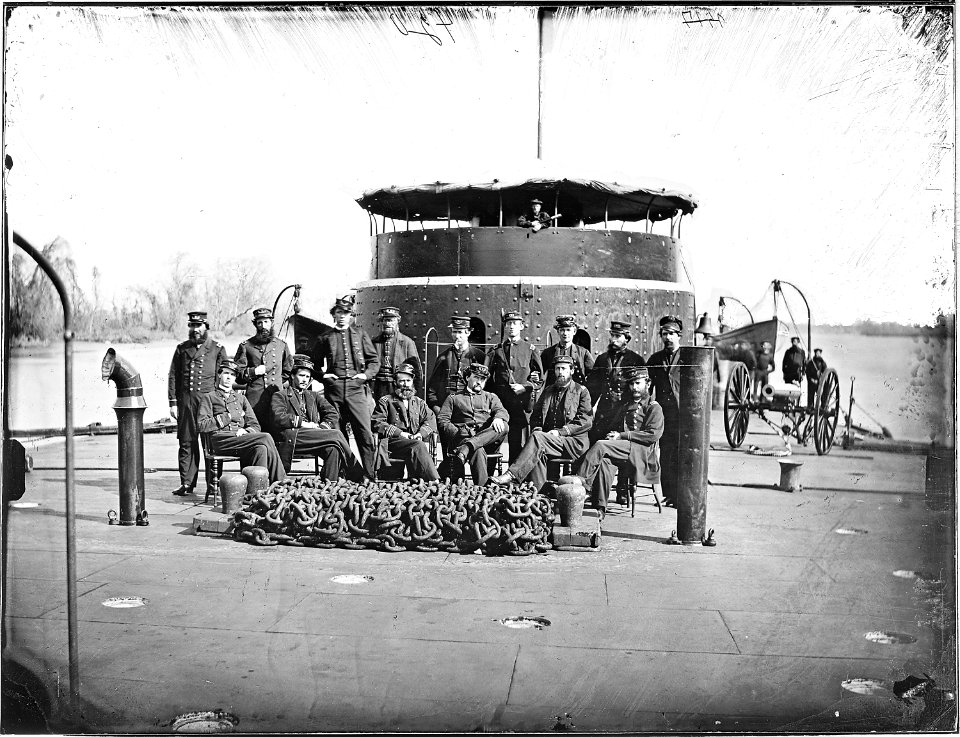 Deck of monitor on James River - NARA - 524840
