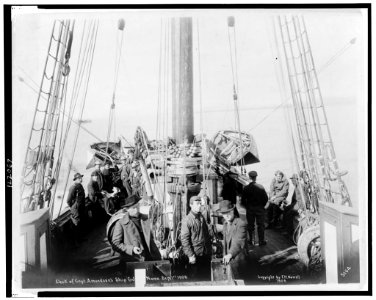 Deck of Capt. Amundsen's ship GJÖA, Nome, Sep. 1st, 1906 LCCN98519202