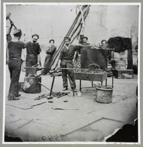 Deck of warship LCCN2013647454
