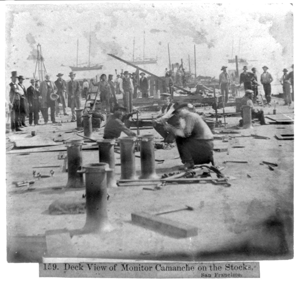 Deck view of Monitor Camanche LCCN2002723465