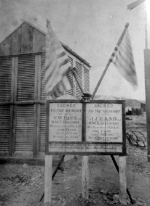 Decoration day at Fort Conger, Canada, 1882 (41626062434)