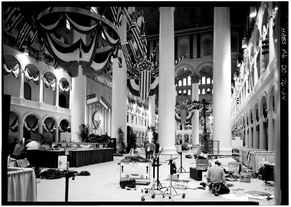 Decorations for 1981 inaugural ball